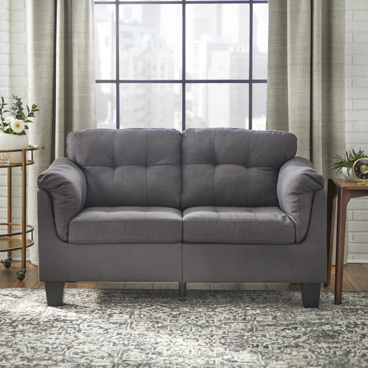 Winston Porter Border 59'' Pillow Top Arm Loveseat Wayfair